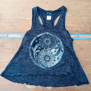 Stranded Women's Yin Yang Flower Tank Size S